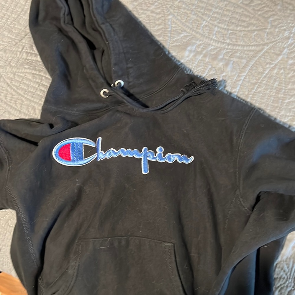 Cropped champion hoodie small